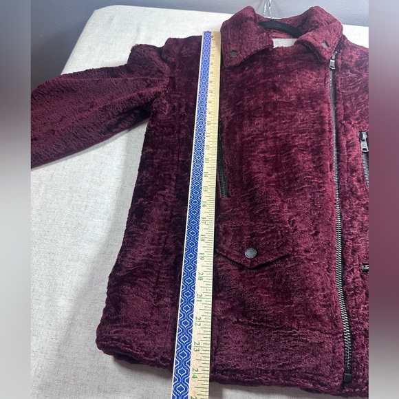 Avec Les Filles Faux Fur Moto Jacket XS - Picture 7 of 11